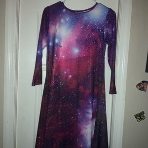 Galaxy Longsleeve Dress